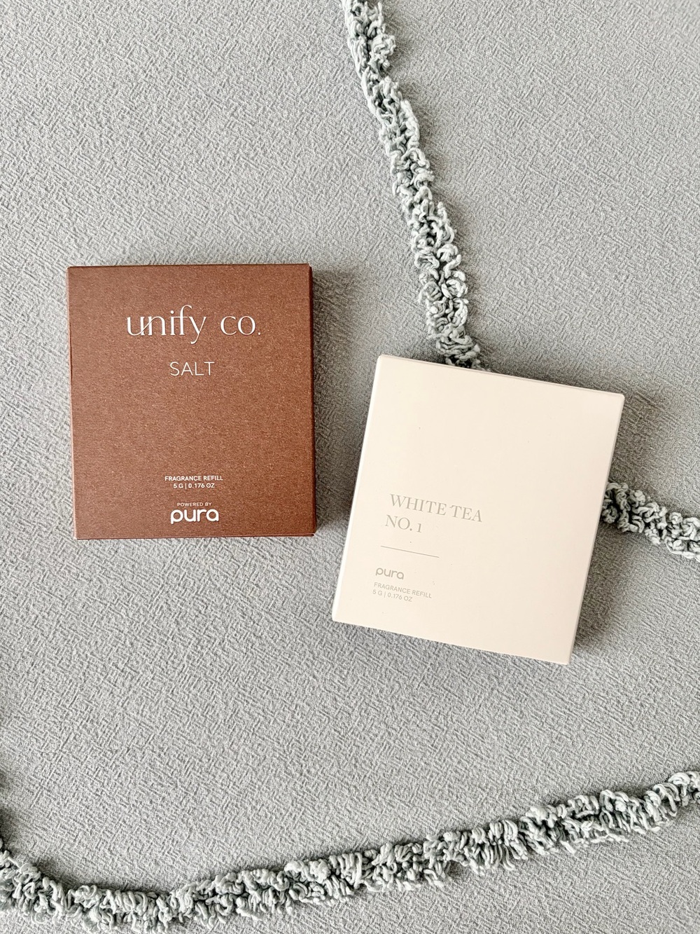 NWT Pura Car Scent Refills: White Tea No. 1 & Salt by Unify Co.